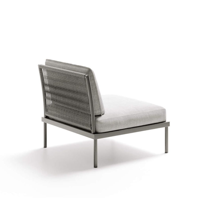 Woven Rope Modular Single Sofa Piece | Atmosphera Flash Central 1P PF.OUT.FSH.MC