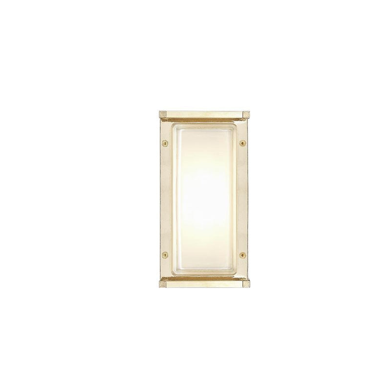 Industrial Brass Outdoor Wall Light | Luxury Exterior Wall Lamp | High-End Outdoor Lighting | Durable Brass Wall Sconce | Made in Italy | Moretti Luce