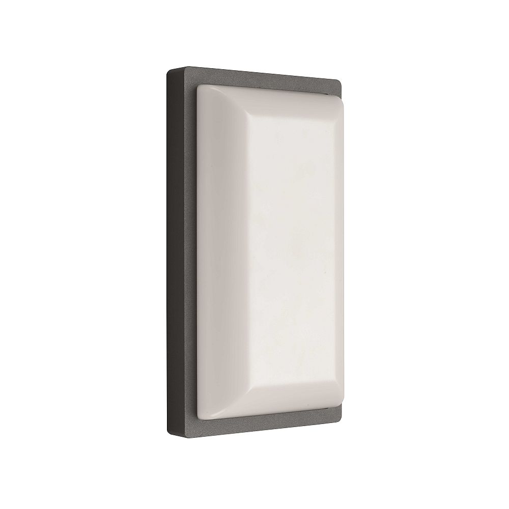 Simple Rectangle LED Exterior Wall Light | Outdoor Diffuse Wall Light