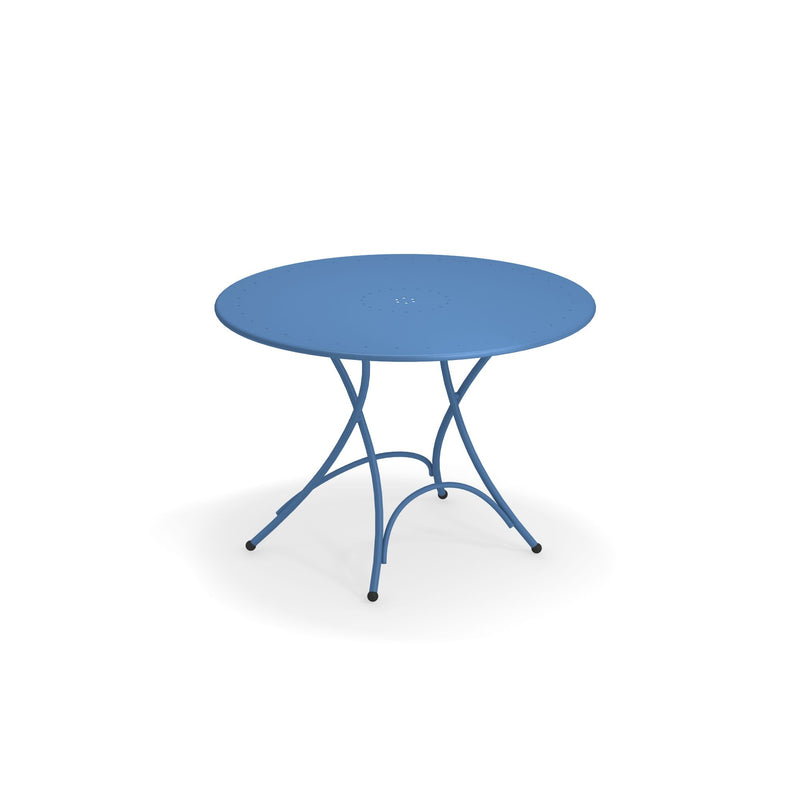 Luxury Circular Folding Dining Table | Luxury Outdoor Dining Set | High-End Outdoor Furniture | Quality Garden Dining Sets | Quality Metal Garden Furniture | EMU Pigalle