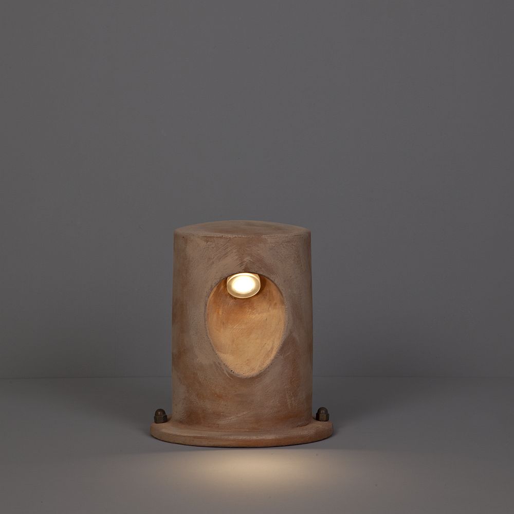 Minimal Clay Outdoor Floor Light | Outdoor Clay Floor Lamp | Garden Recessed LED Light | Weatherproof | Toscot U-Boat