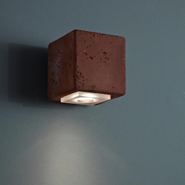 Modern Outdoor Clay Wall Light | Toscot Smith Terracotta Wall Sconce | IP65 Italian Minimalist Outdoor Light | Black Orange Grey