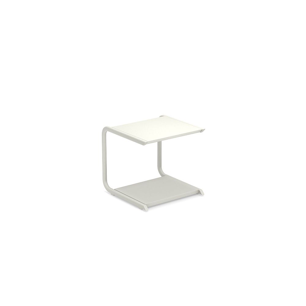 Small Modern Outdoor Side Table in White | Luxury Garden Coffee Table | EMU Holly