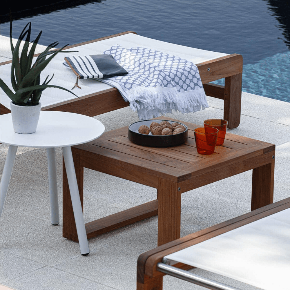 Square Teak Coffee Table Outdoor | Atmosphera Desert PF.OUT.DE.SR