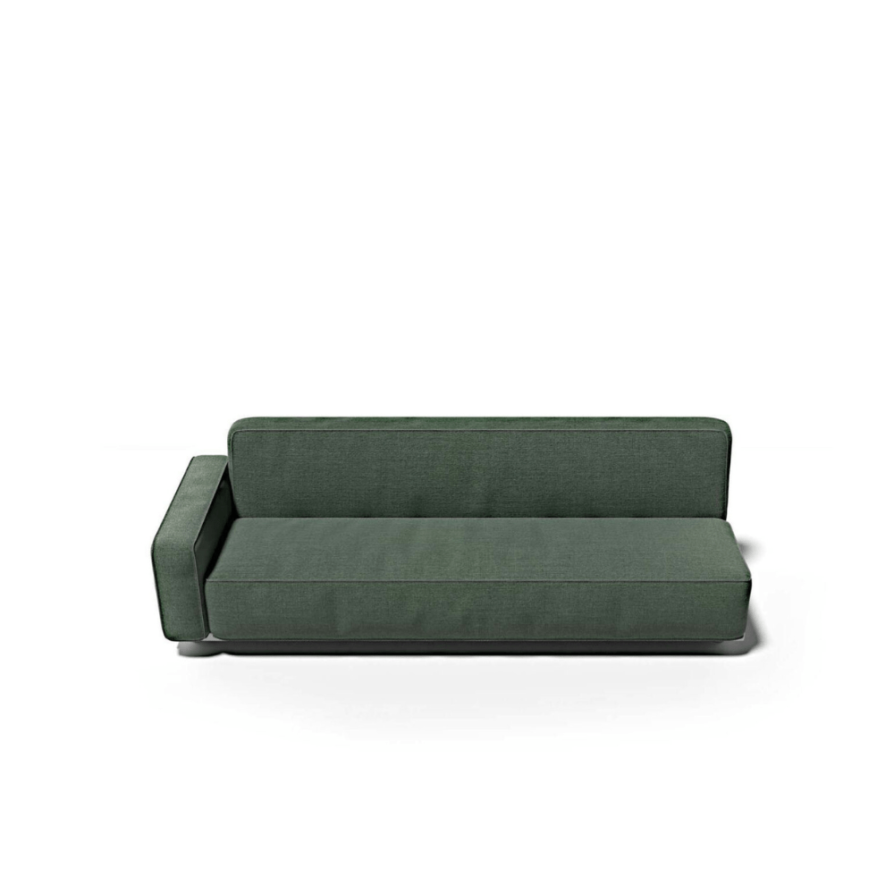 Large Fabric Modular Outdoor Sofa With LH Armrest | Atmosphera Laguna Module 31 PF.OUT.LA.MD31