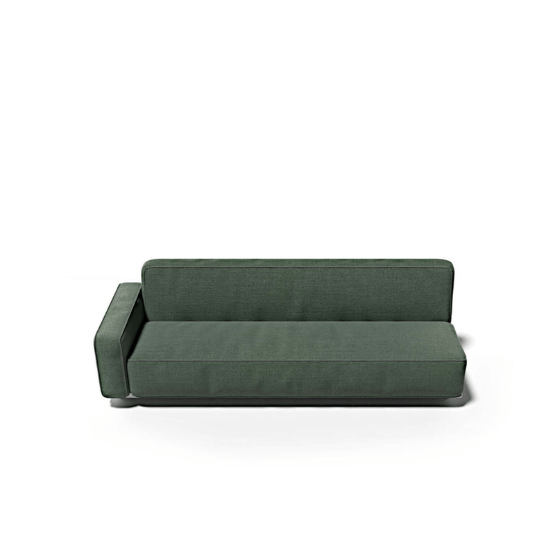 Large Fabric Modular Outdoor Sofa With LH Armrest | Atmosphera Laguna Module 31 PF.OUT.LA.MD31