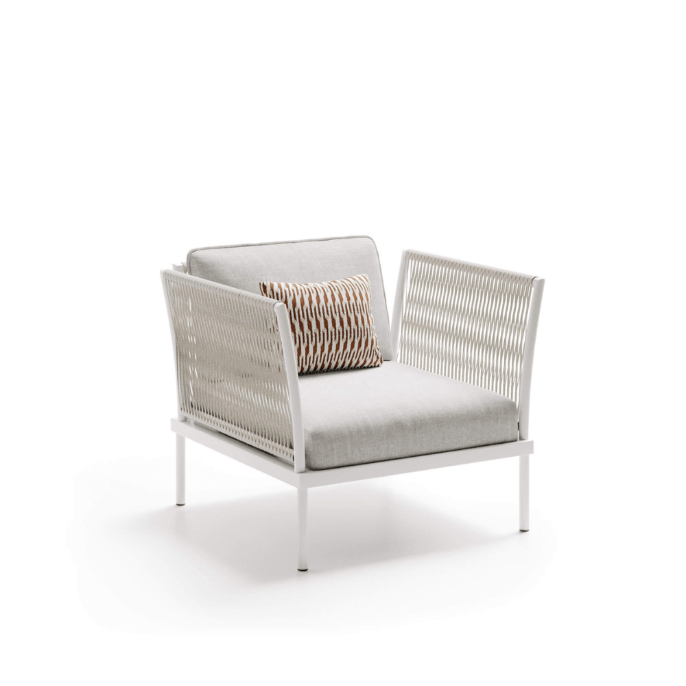 Modern Woven Outdoor Armchair | Atmosphera Flash Armchair PF.OUT.CXFS.POL