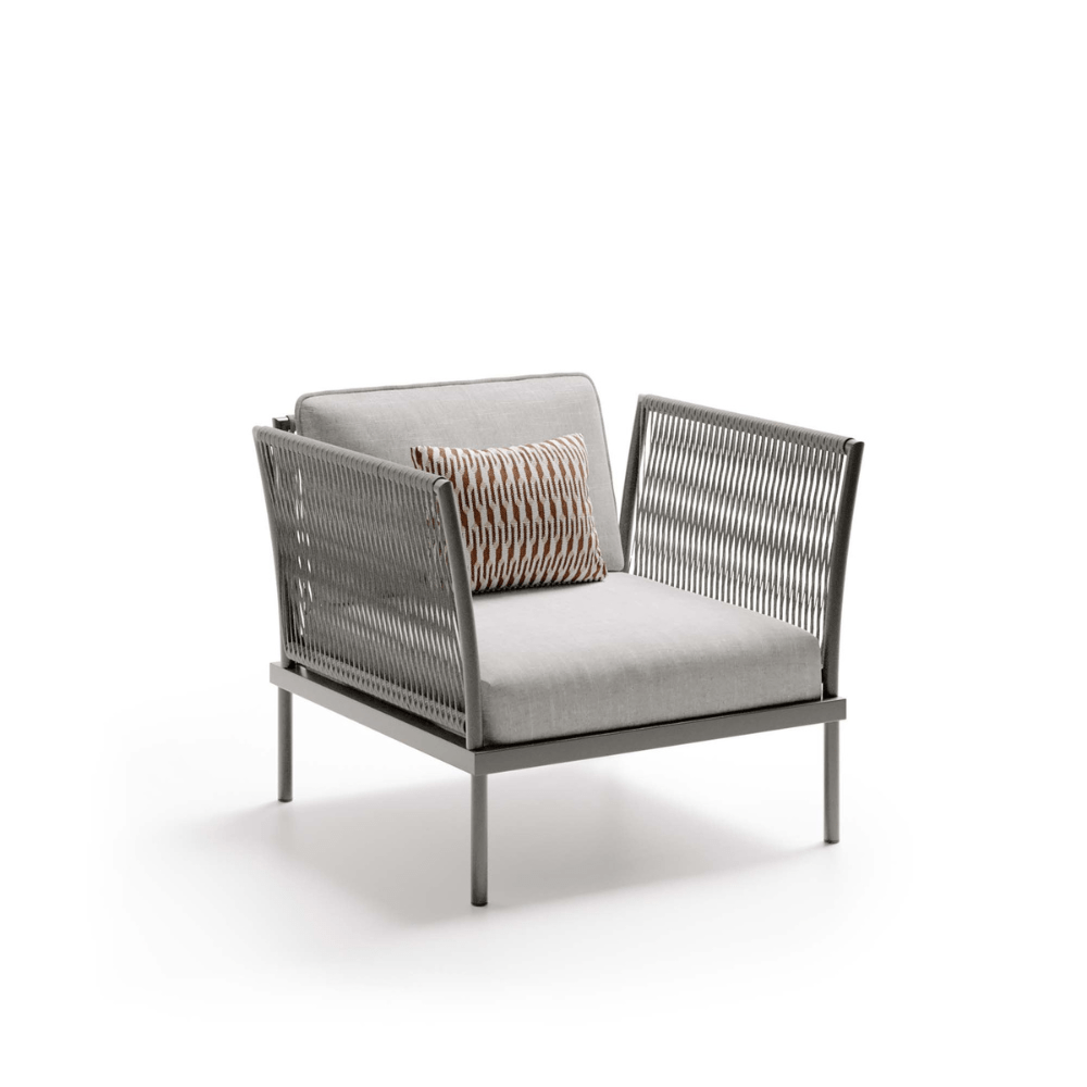 Modern Woven Outdoor Armchair | Atmosphera Flash Armchair PF.OUT.CXFS.POL