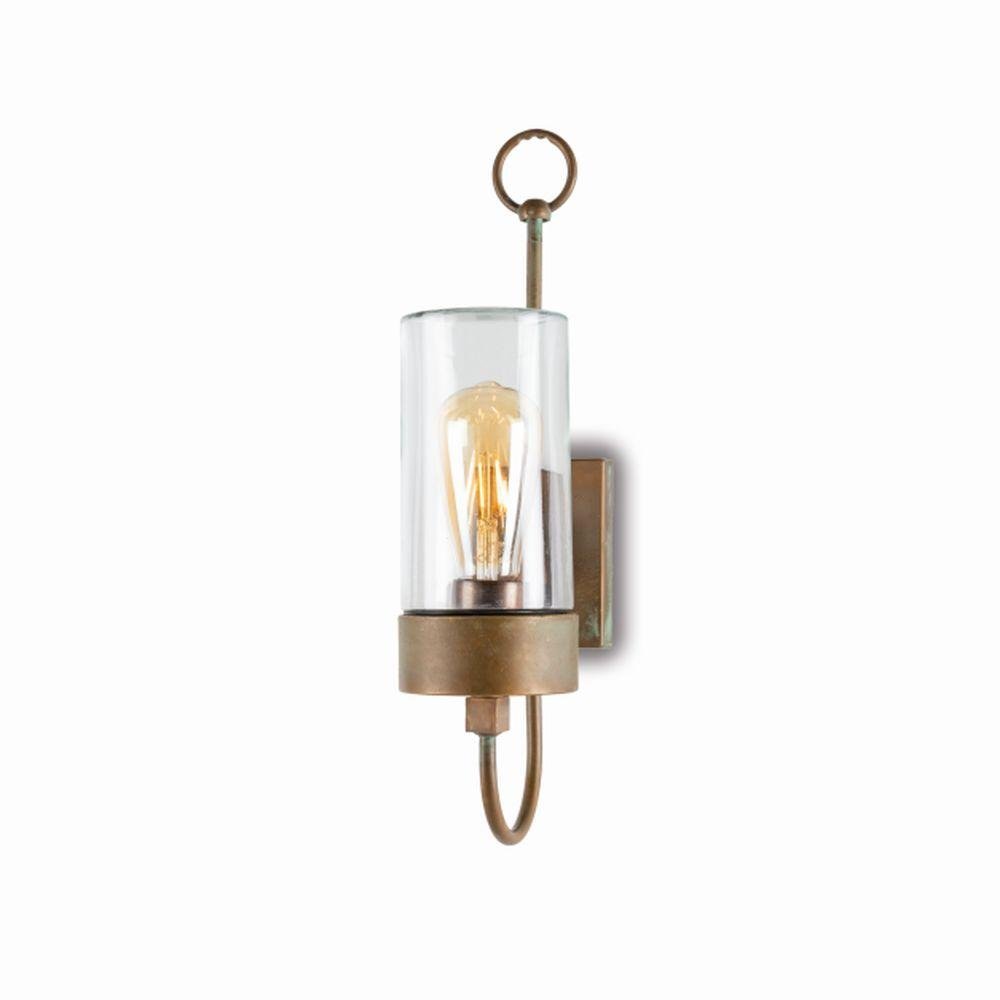 Brass Farmhouse Garden Wall Light IP44 | Moretti Luce Silindar 3355