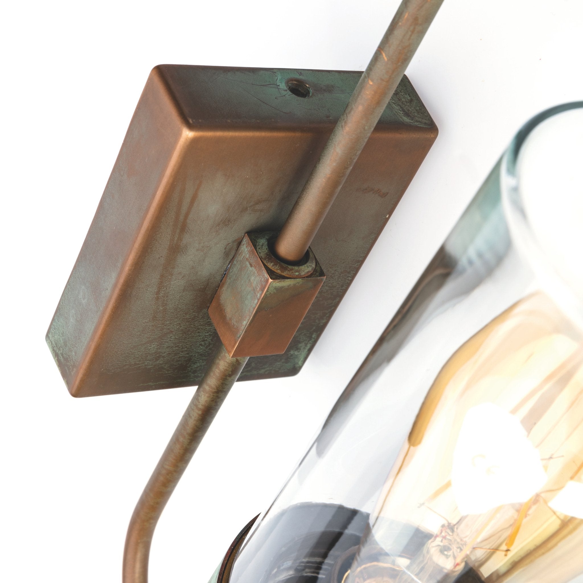 Brass Farmhouse Garden Wall Light IP44 | Moretti Luce Silindar 3355