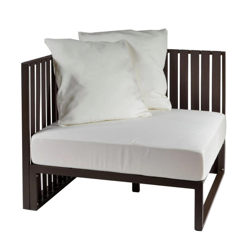 Contemporary Aluminium Modular Sofa - Corner Piece | Braid Metropolitan Modular Corner Piece | 104.009