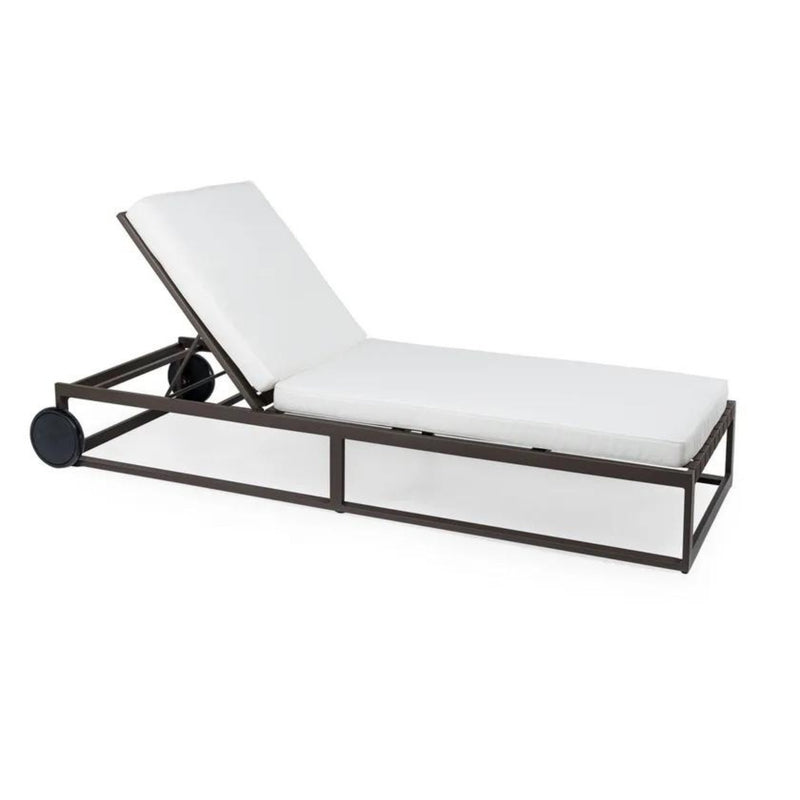 Contemporary Aluminium Outdoor Sun Lounger | Braid Metropolitan Sun Lounger 104.005