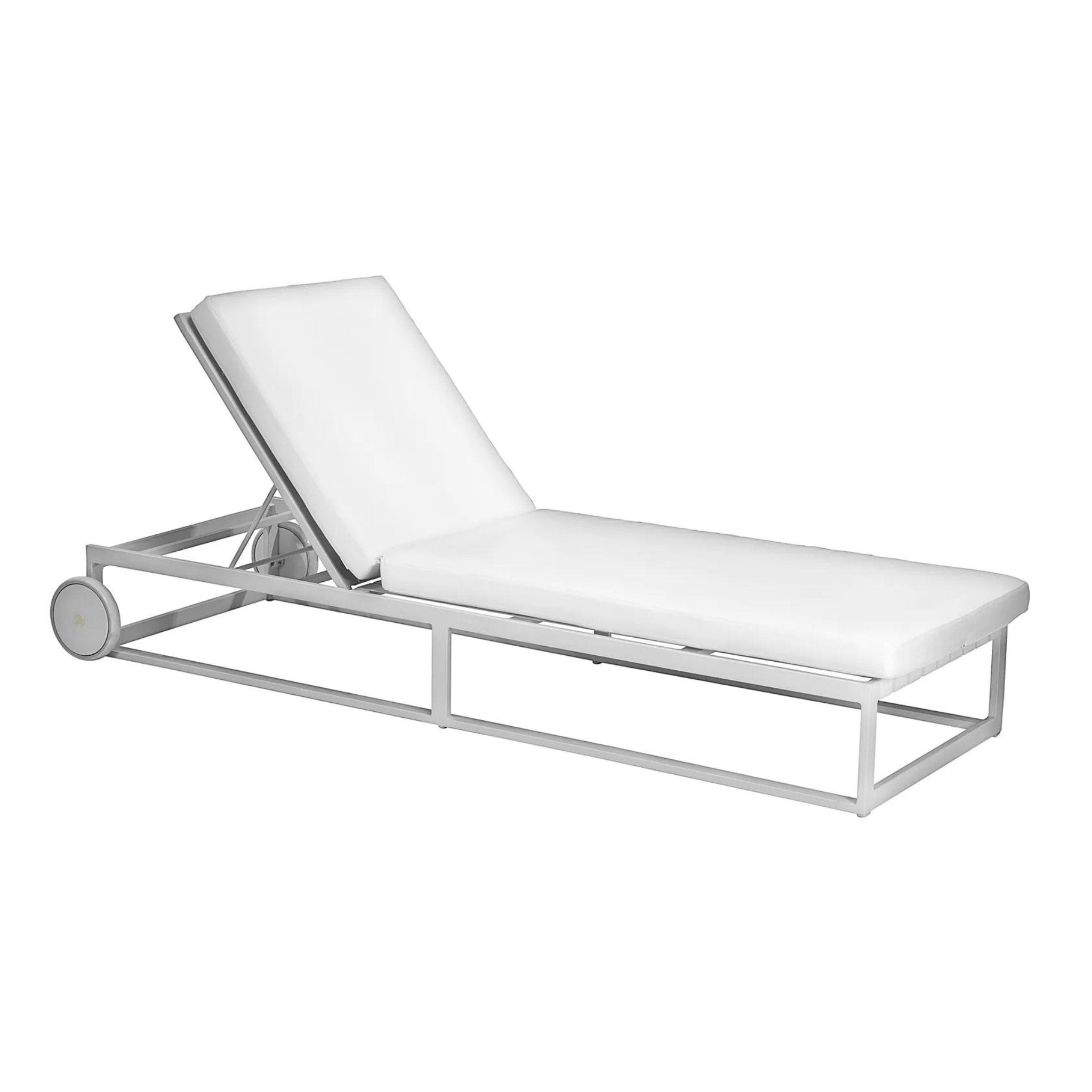 Contemporary Aluminium Outdoor Sun Lounger | Braid Metropolitan Sun Lounger 104.005