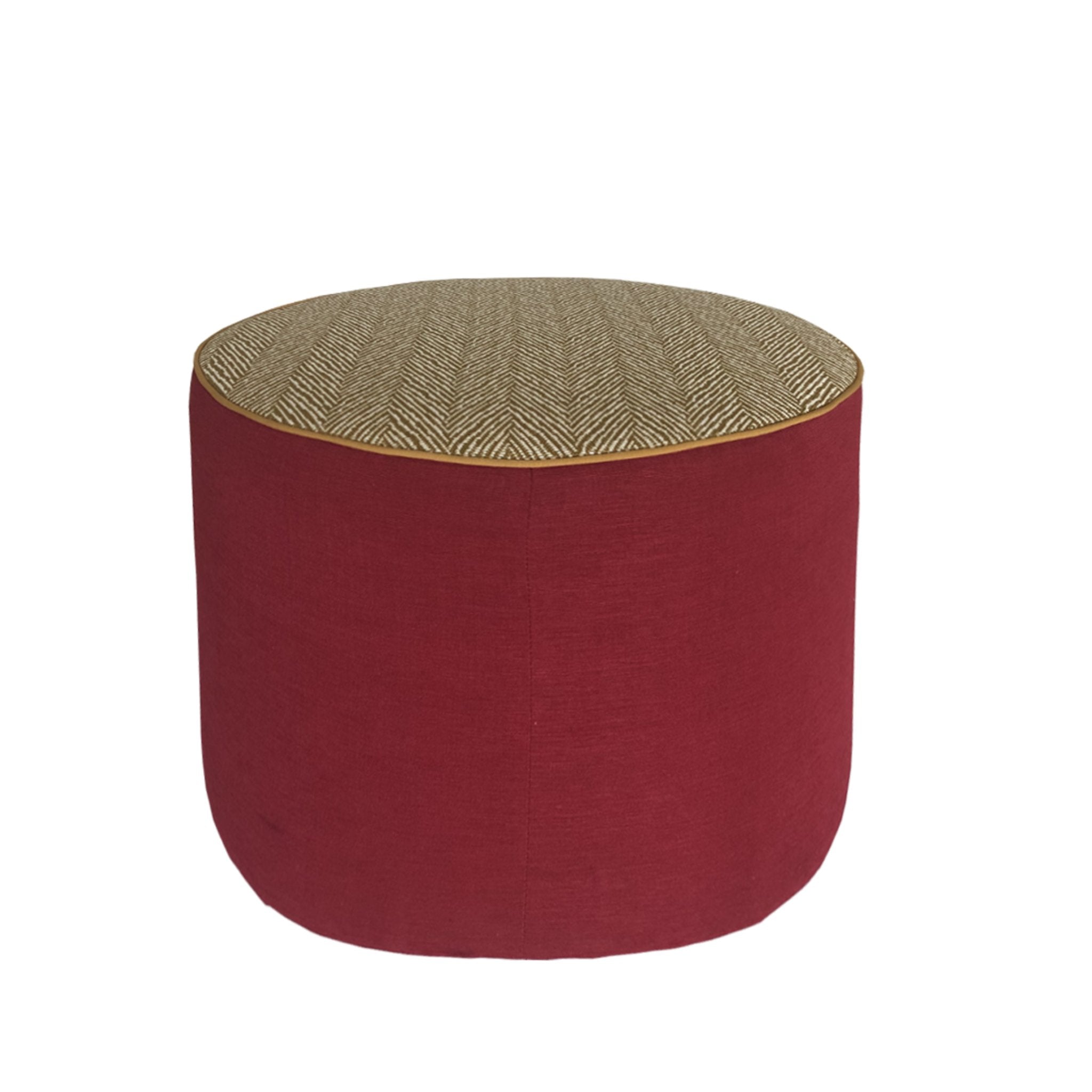 Decorative Garden Pouffe / Stool | Waterproof Outdoor Seating | Contardi Calybabu