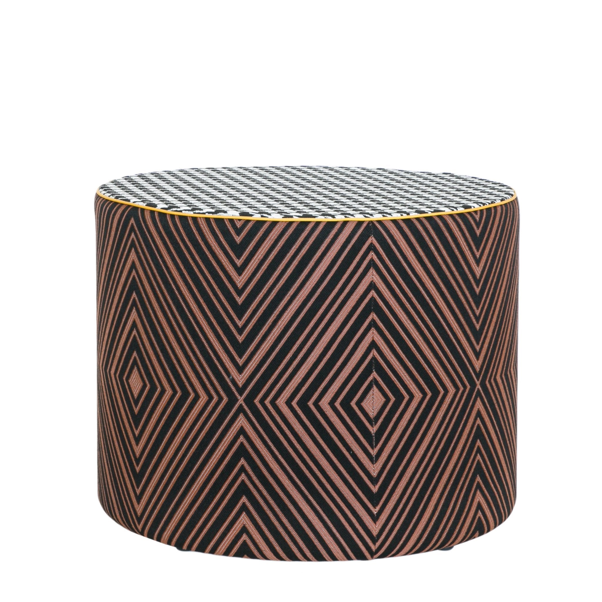Decorative Garden Pouffe / Stool | Waterproof Outdoor Seating | Contardi Calybabu