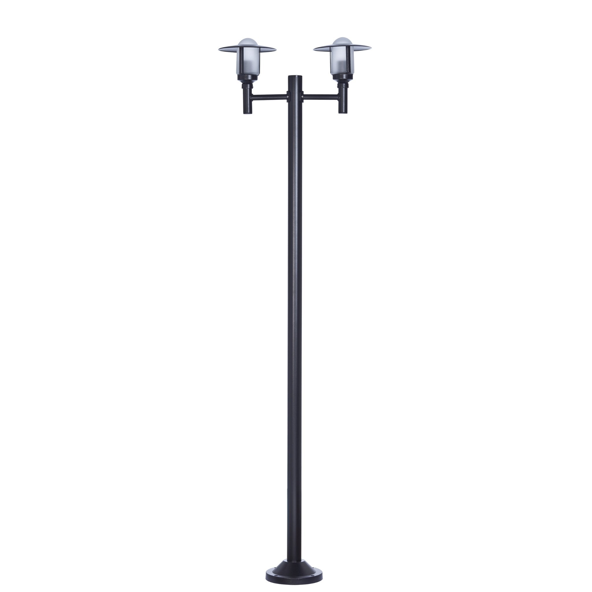 Farmhouse Double Light Outdoor Lamp Post IP44 | Roger Pradier Newpark M6