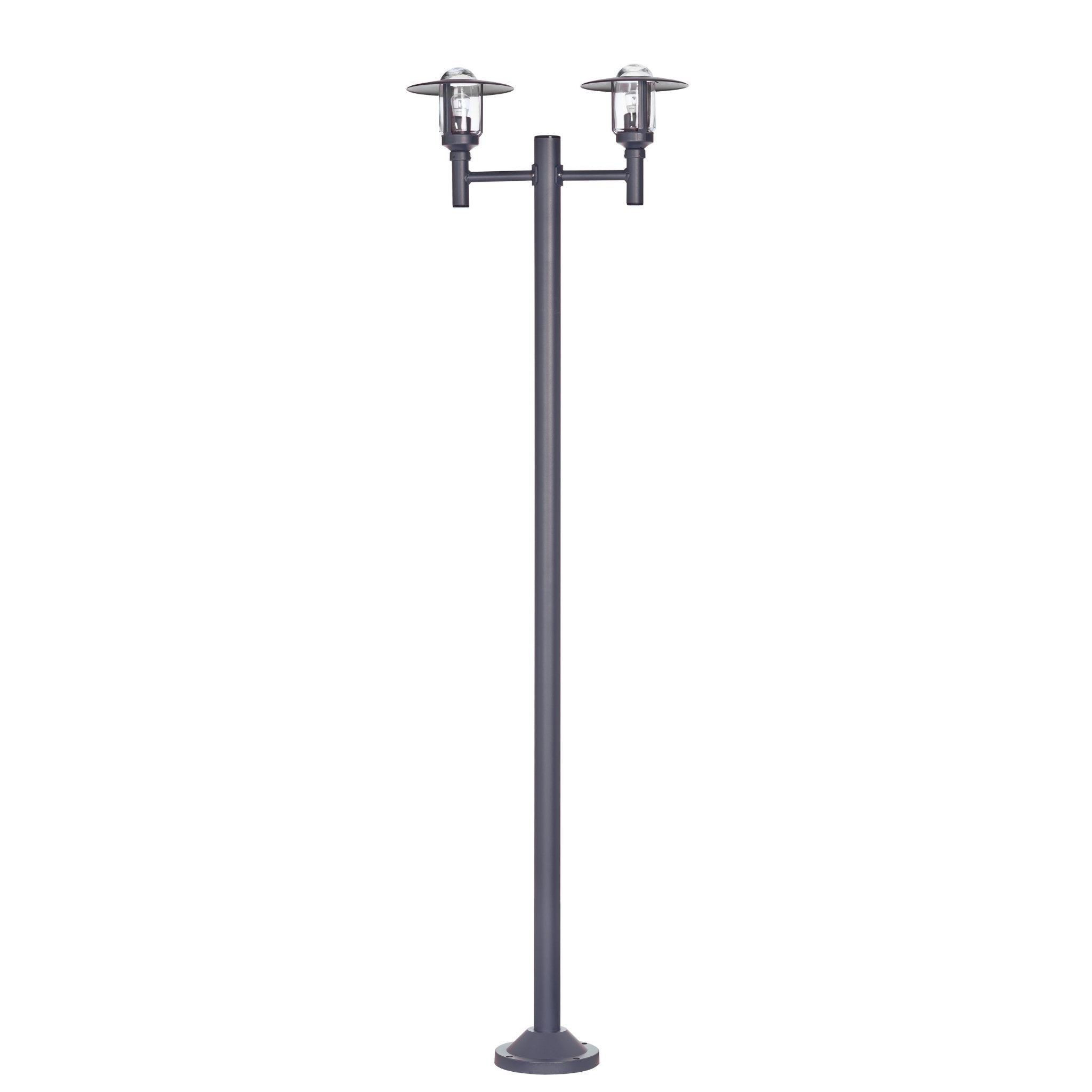 Farmhouse Double Light Outdoor Lamp Post IP44 | Roger Pradier Newpark M6