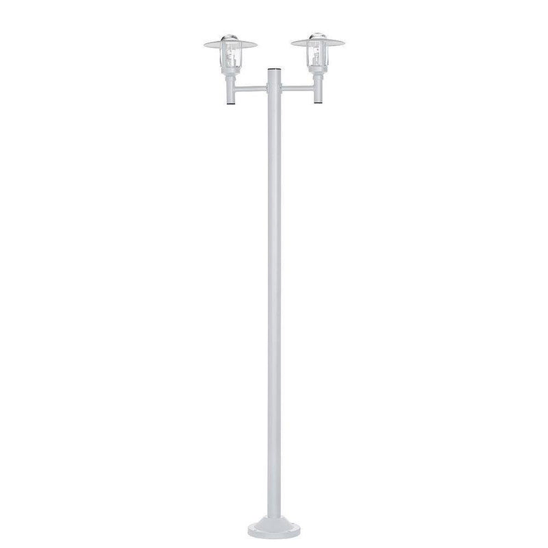 Farmhouse Double Light Outdoor Lamp Post IP44 | Roger Pradier Newpark M6