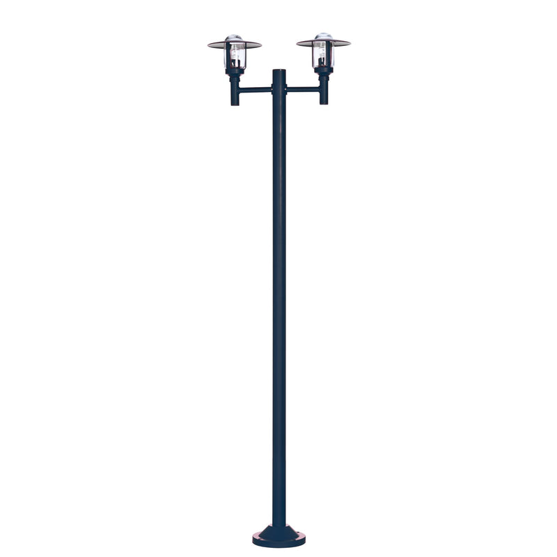 Farmhouse Double Light Outdoor Lamp Post IP44 | Roger Pradier Newpark M6