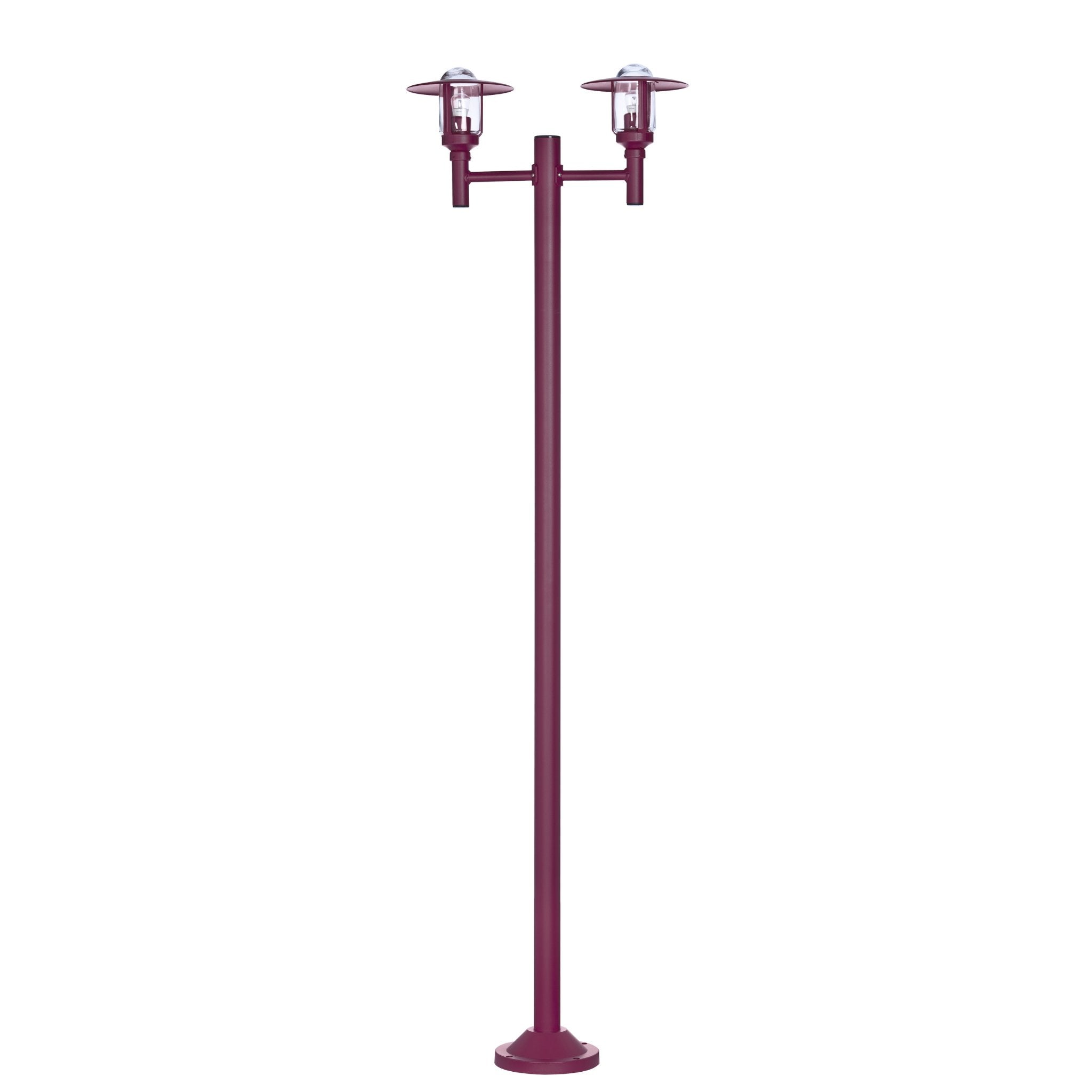 Farmhouse Double Light Outdoor Lamp Post IP44 | Roger Pradier Newpark M6