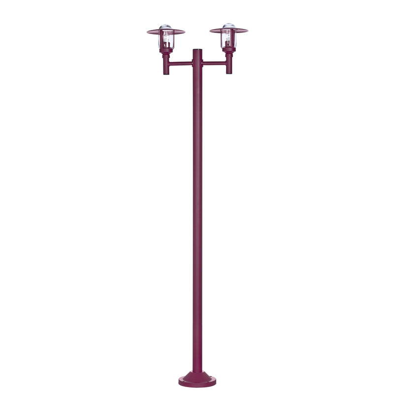 Farmhouse Double Light Outdoor Lamp Post IP44 | Roger Pradier Newpark M6