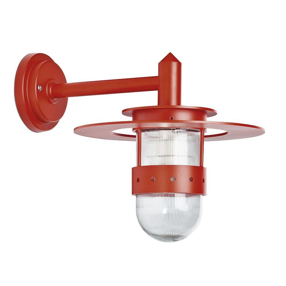 Farmhouse Style Garden Wall Light IP44 - Ribbed Glass | Roger Pradier Kent M2