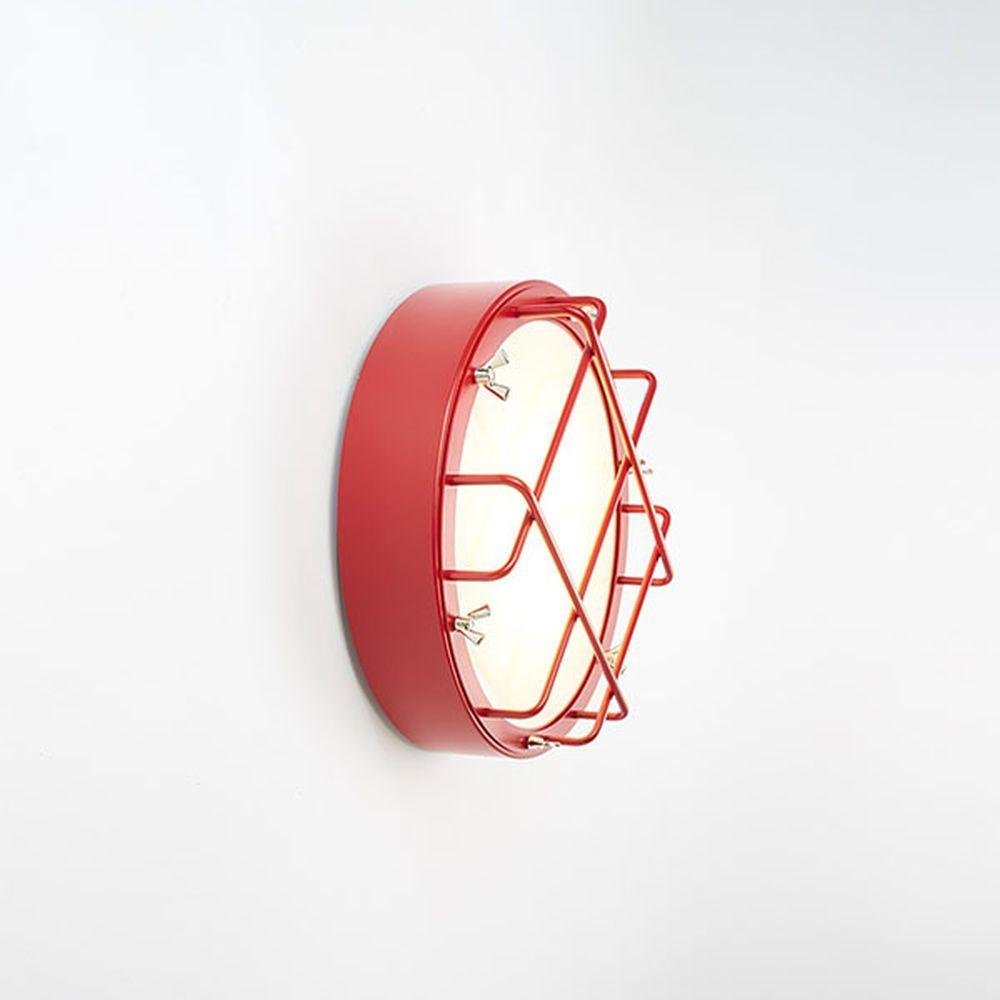 Industrial Outdoor Wall Light With Grid Detail IP65 | Zava Luce Cantiere Wall