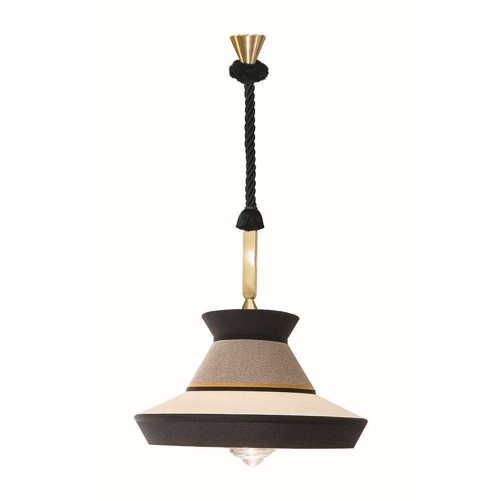  Large Boho Garden Ceiling Pendant IP65 | Black & White | Calypso Guadaloupe SO XL Outdoor Contardi | ACAM.002729_01