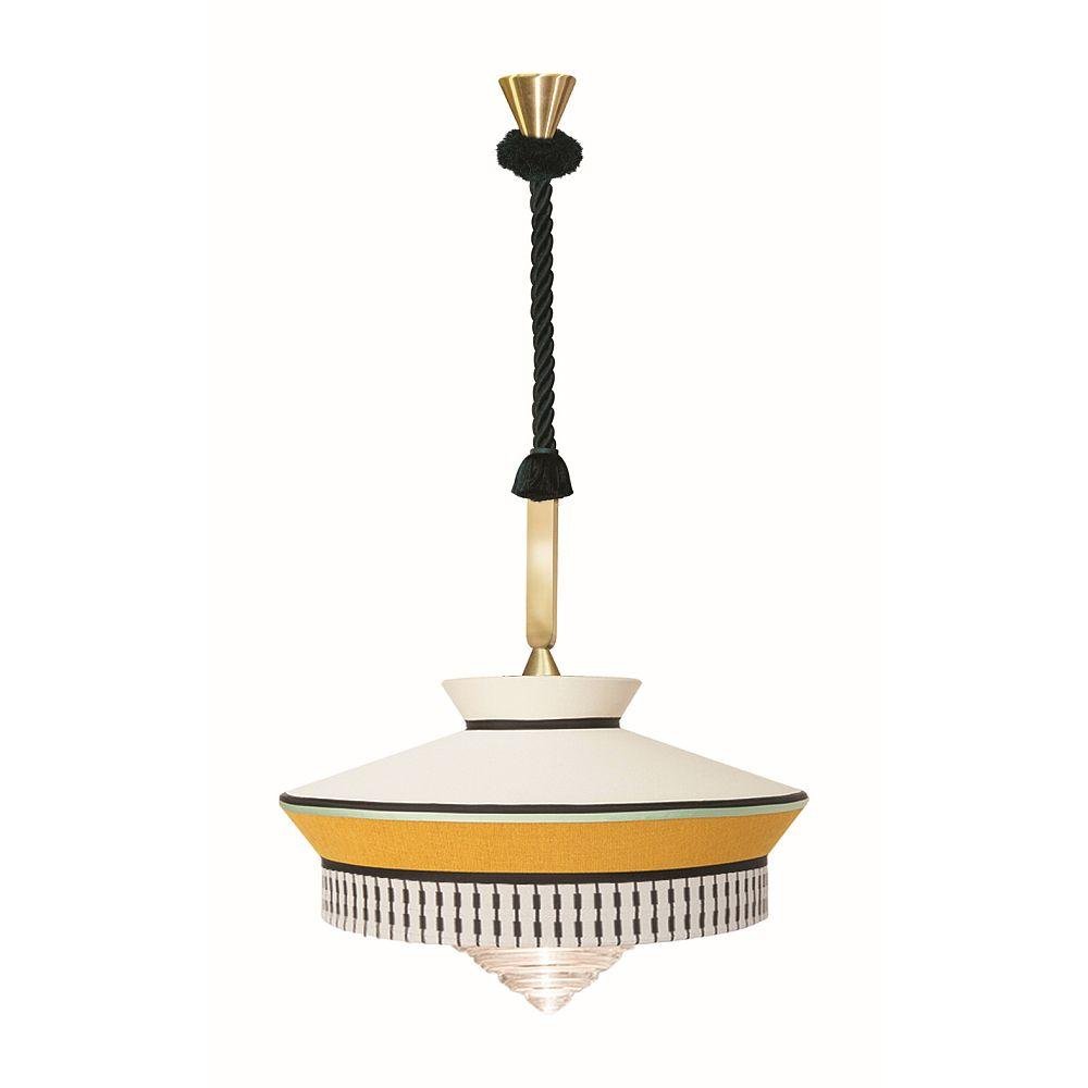 Large Boho Outdoor Ceiling Pendant IP65 | Yellow | Calypso Martinique SO XL Outdoor Contardi | ACAM.002731_01 