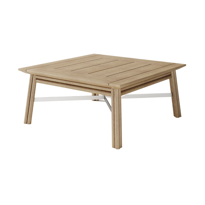 Luxury Natural Teak Garden Coffee Table | Braid Maxim Coffee Table | 100.009