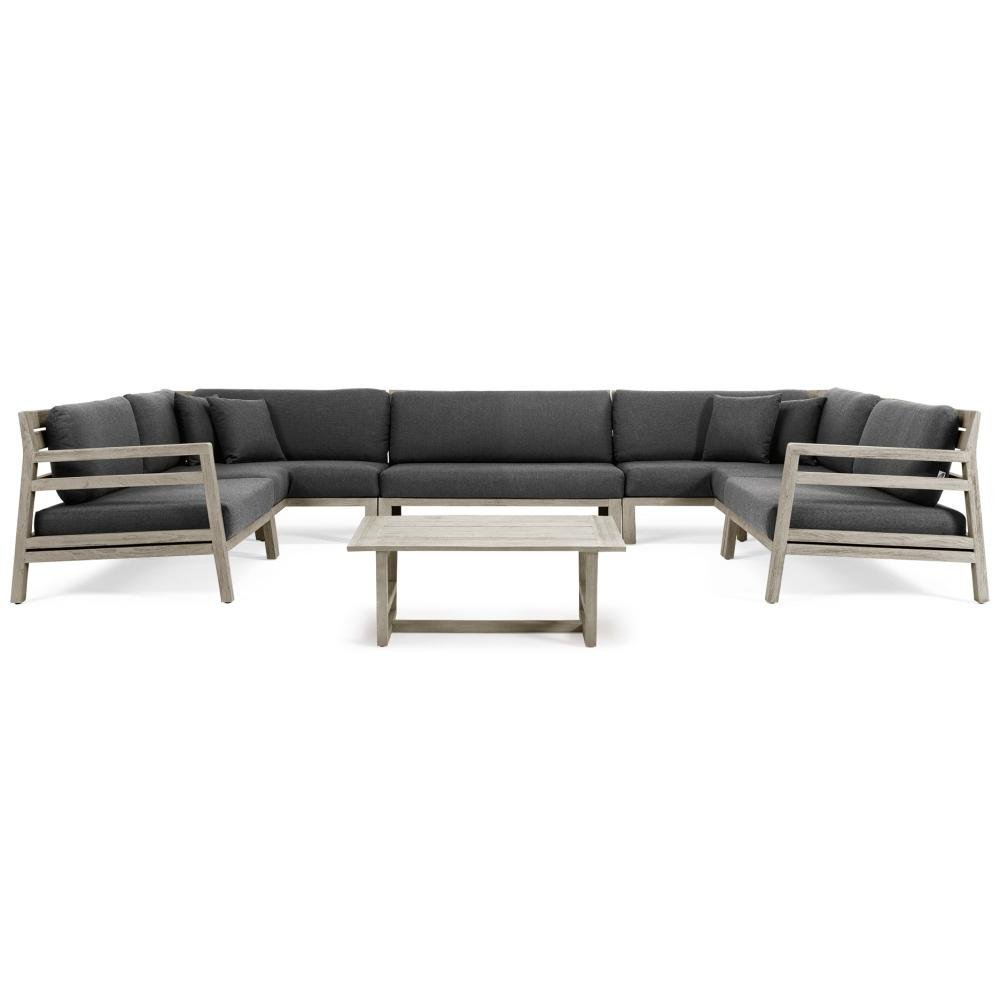 Luxury Teak Modular Deep Seat Sofa Set | Ethimo Costes Sofa 