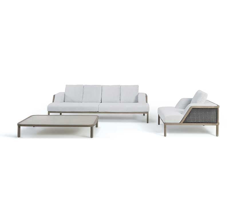 Luxury Teak Outdoor Lounge Sofa | Grand Life XL Sofa Ethimo