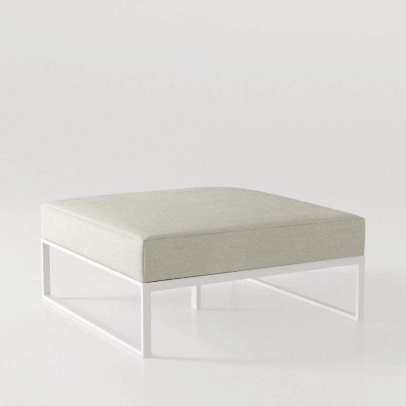 Modern Aluminium Outdoor Sectional Footstool | Braid Metropolitan Footstool | 104.012