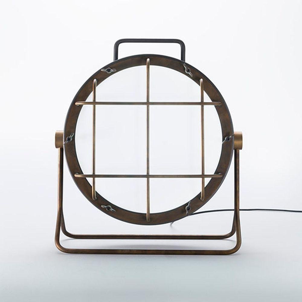 Modern Industrial Style Caged Floor Light IP65 | Zava Luce Cantiere Floor 