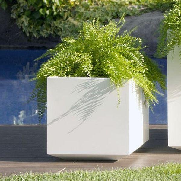 Modern Minimal Steel Garden Planter | Fesfoc Planter Kubik Small