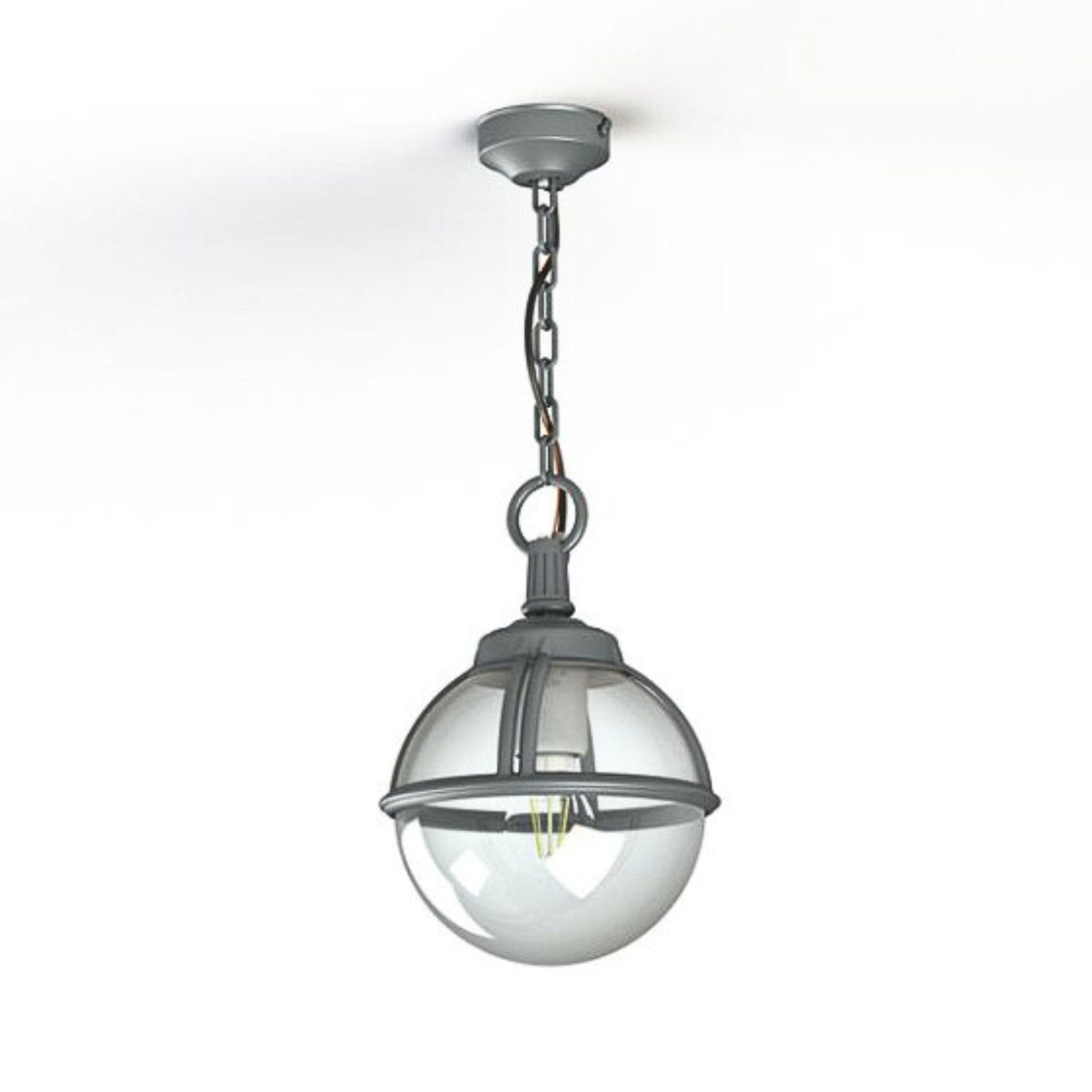 Modern Outdoor Globe Pendant Light IP44 | Roger Pradier Boreal M1
