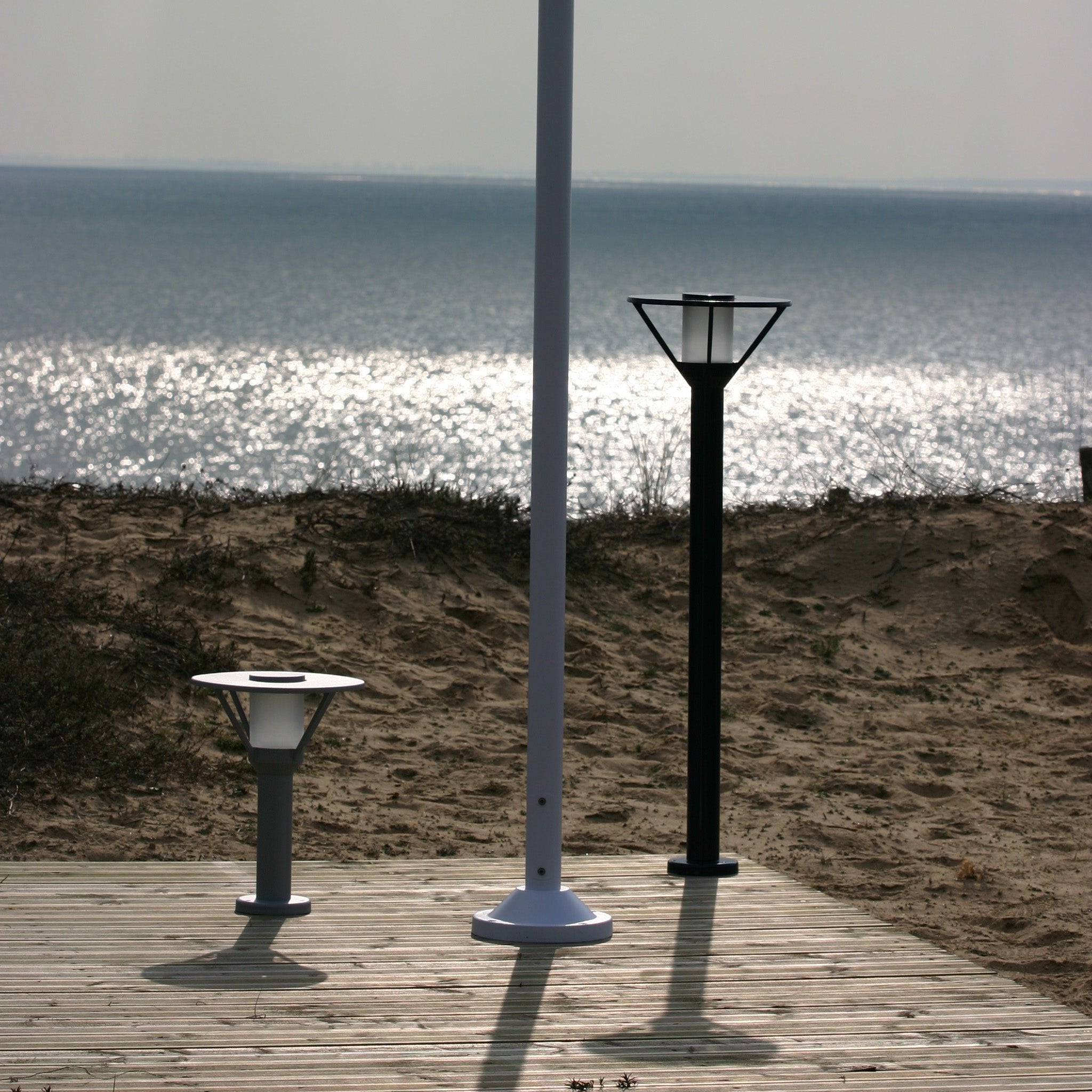 Nautic Garden Bollard with Frosted Diffuser IP65 | Roger Pradier Bermude M2