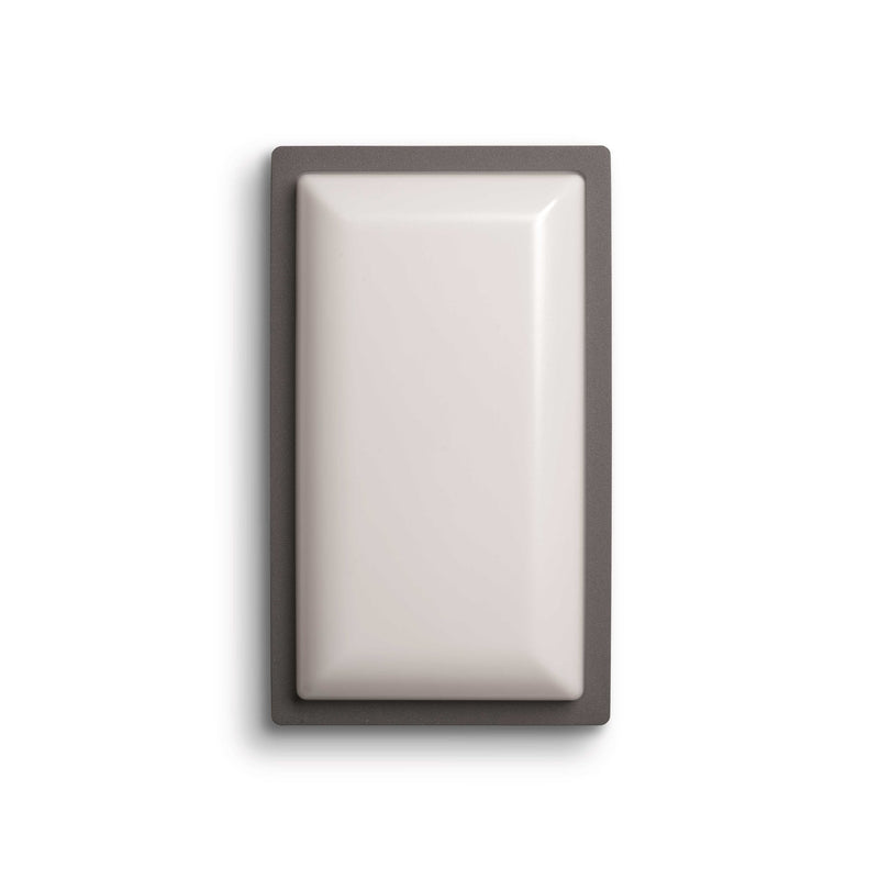 Rectangular Graphite Outdoor Security Light IP65 | Landa Kami LED Wall Lamp 3000k 4000k