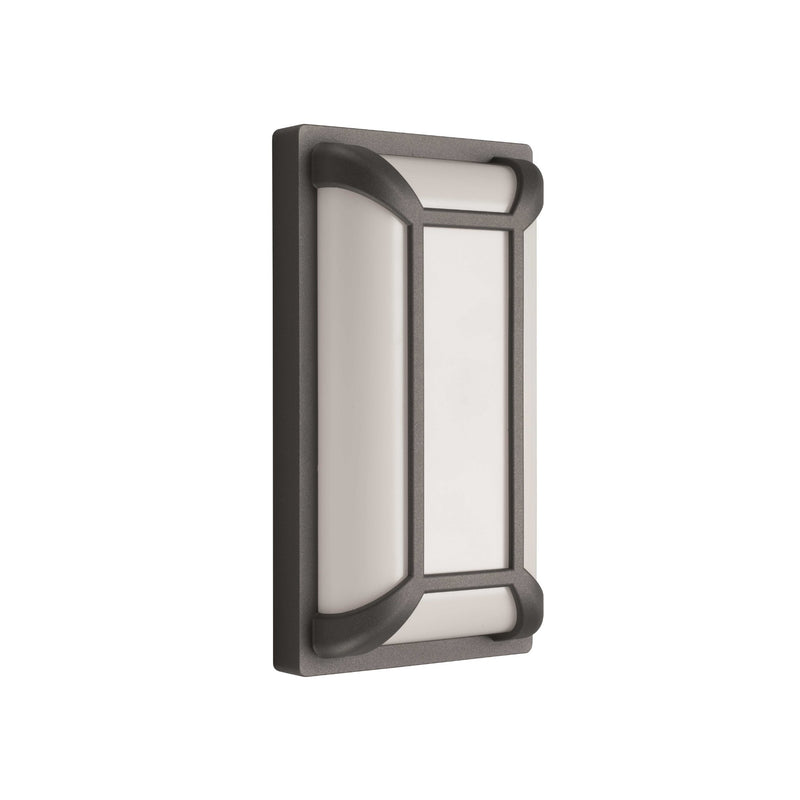 Rectangular Graphite Outdoor Security Light IP65 | Landa Kami LED Wall Lamp 3000k 4000k