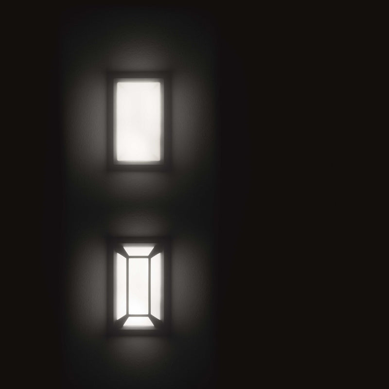 Rectangular Graphite Outdoor Security Light IP65 | Landa Kami LED Wall Lamp 3000k 4000k