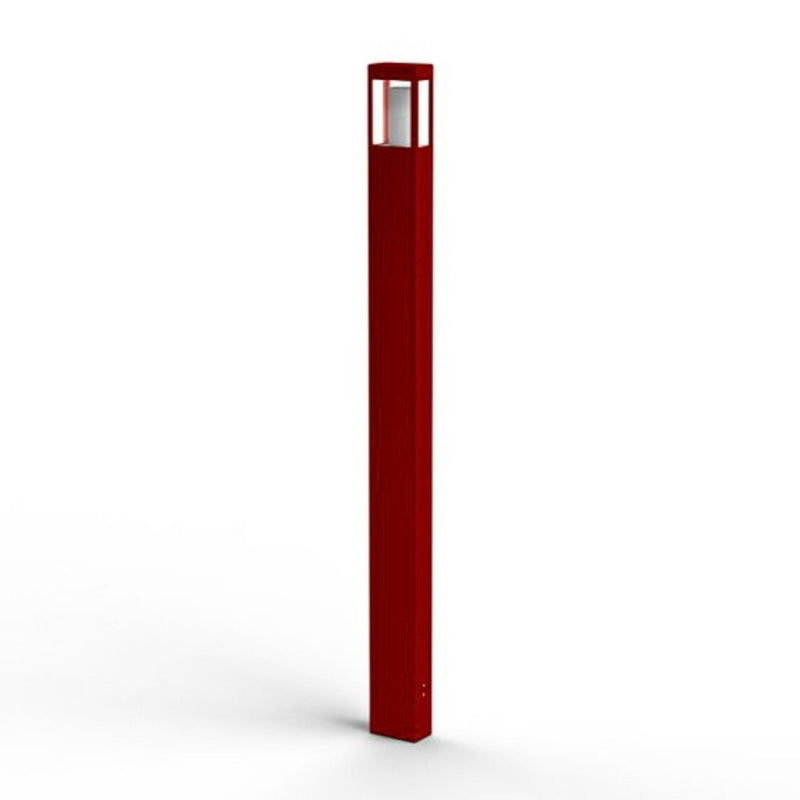 Roger Pradier Tetra M5 Tomato Red Contemporary Aluminium Outdoor Floor Light IP65