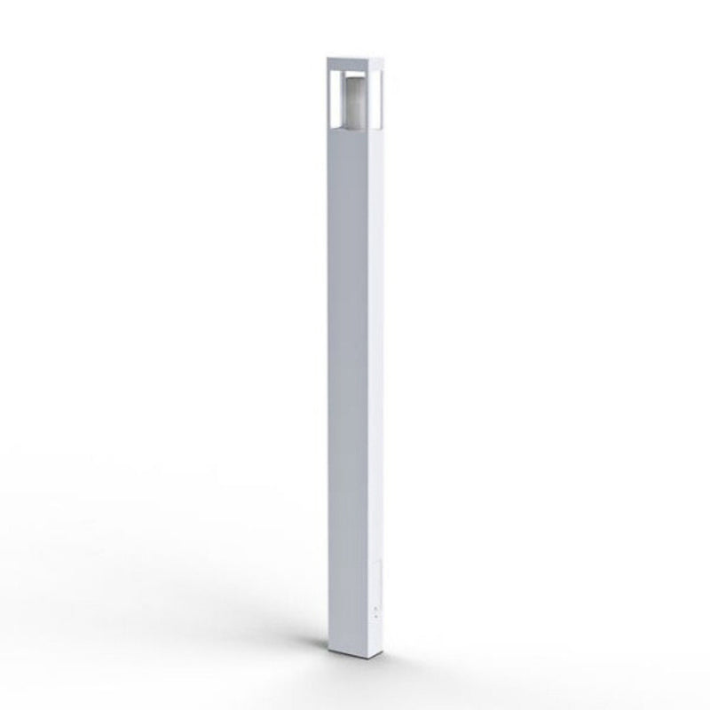 Roger Pradier Tetra M5 White Tall Contemporary Aluminium Outdoor Floor Light IP65