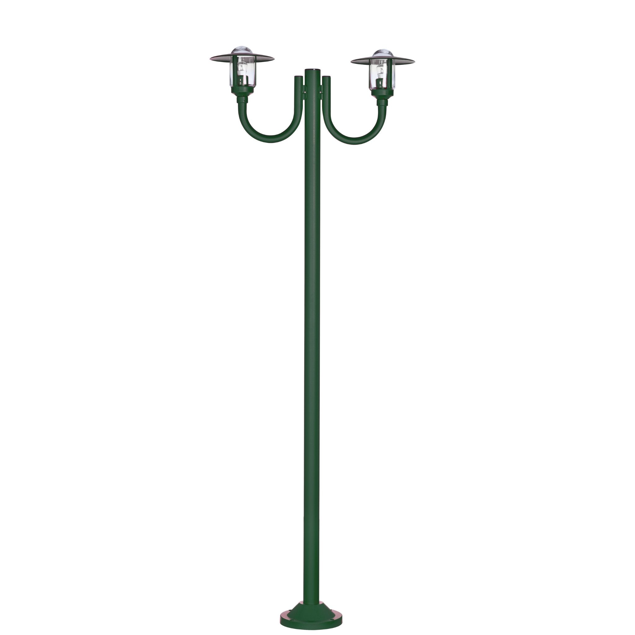 Rustic Double Lantern Lamp Post IP44 | Roger Pradier Newpark M7
