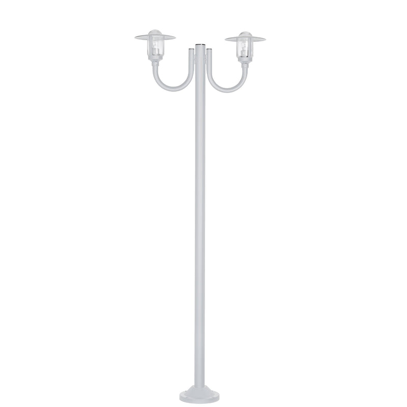Rustic Double Lantern Lamp Post IP44 | Roger Pradier Newpark M7