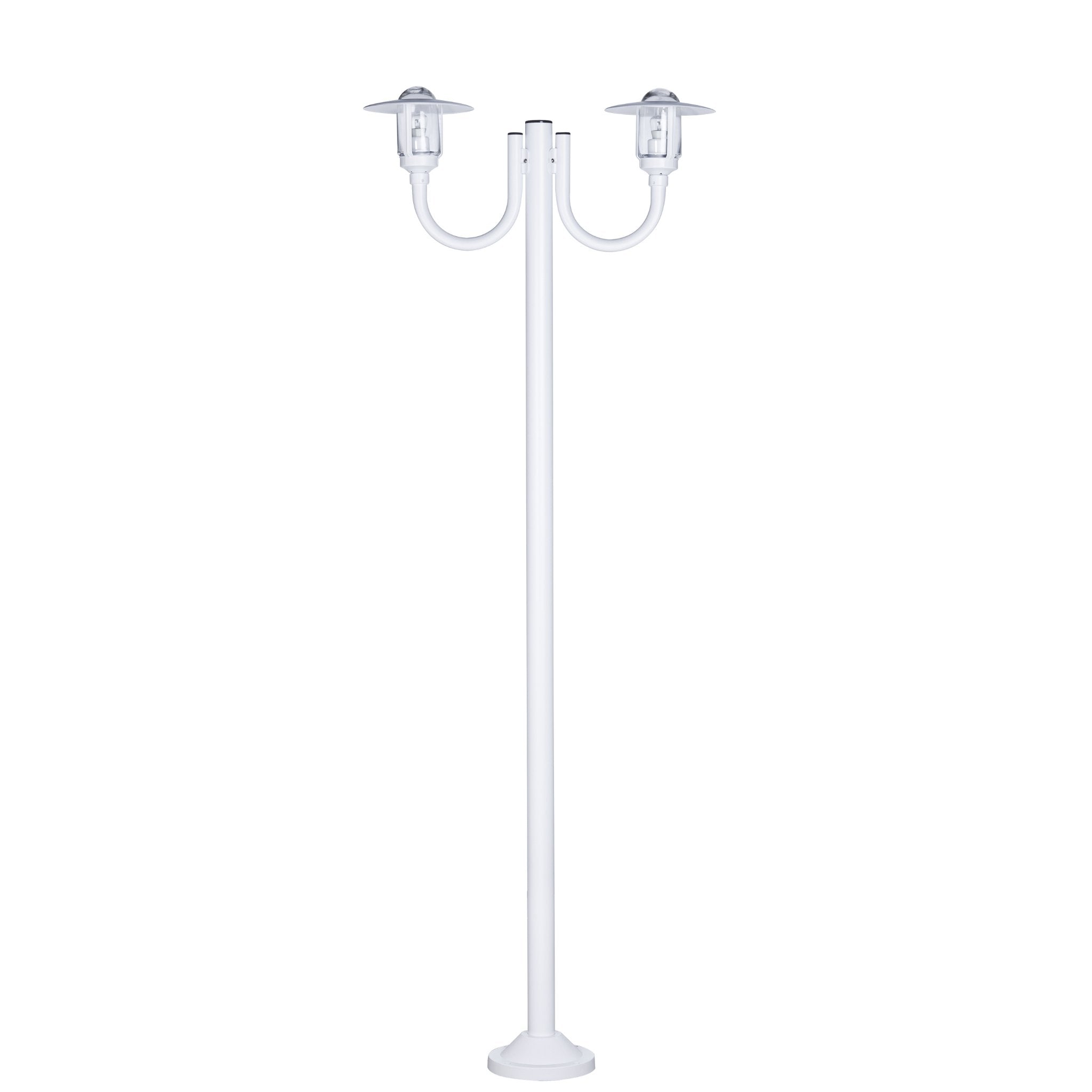 Rustic Double Lantern Lamp Post IP44 | Roger Pradier Newpark M7