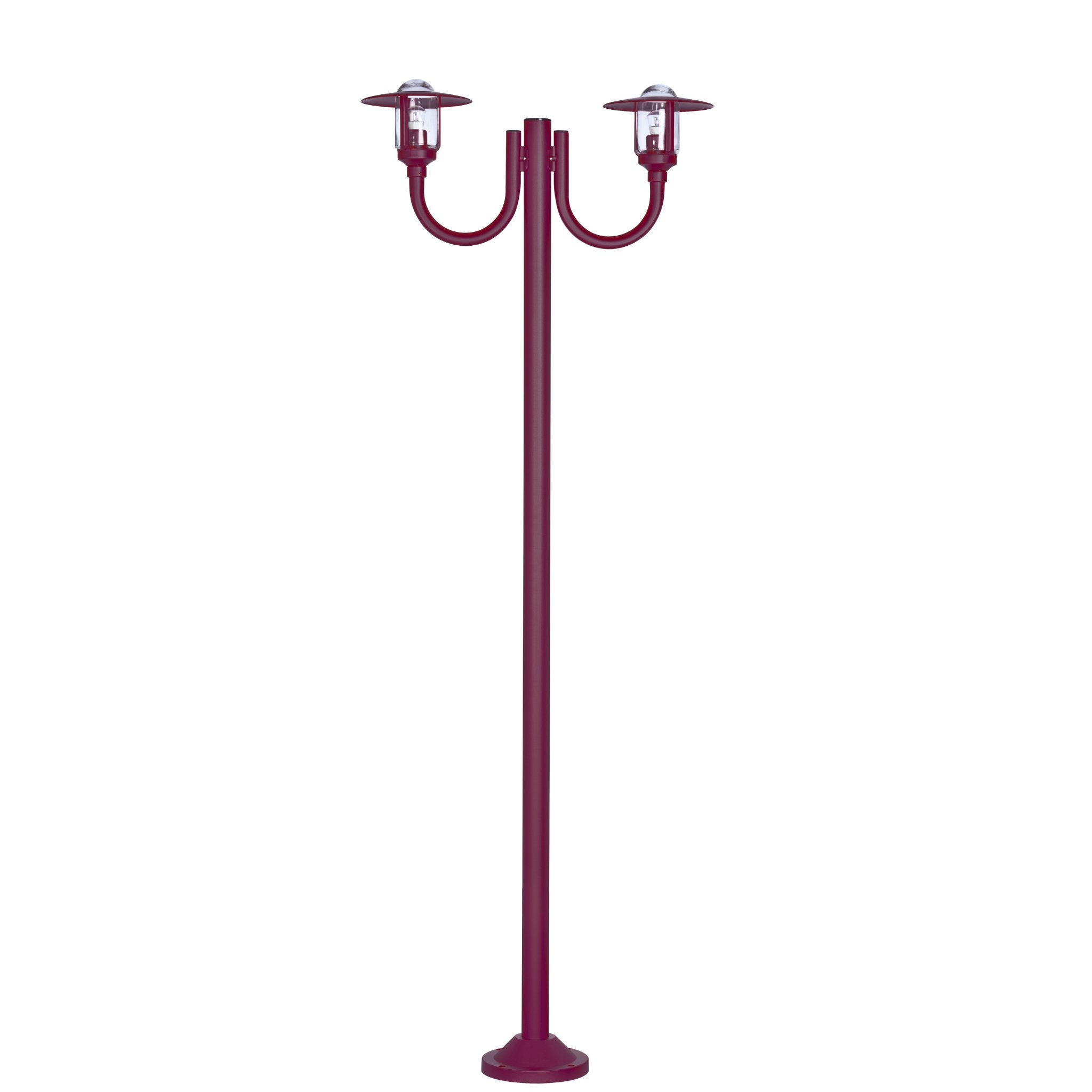 Rustic Double Lantern Lamp Post IP44 | Roger Pradier Newpark M7