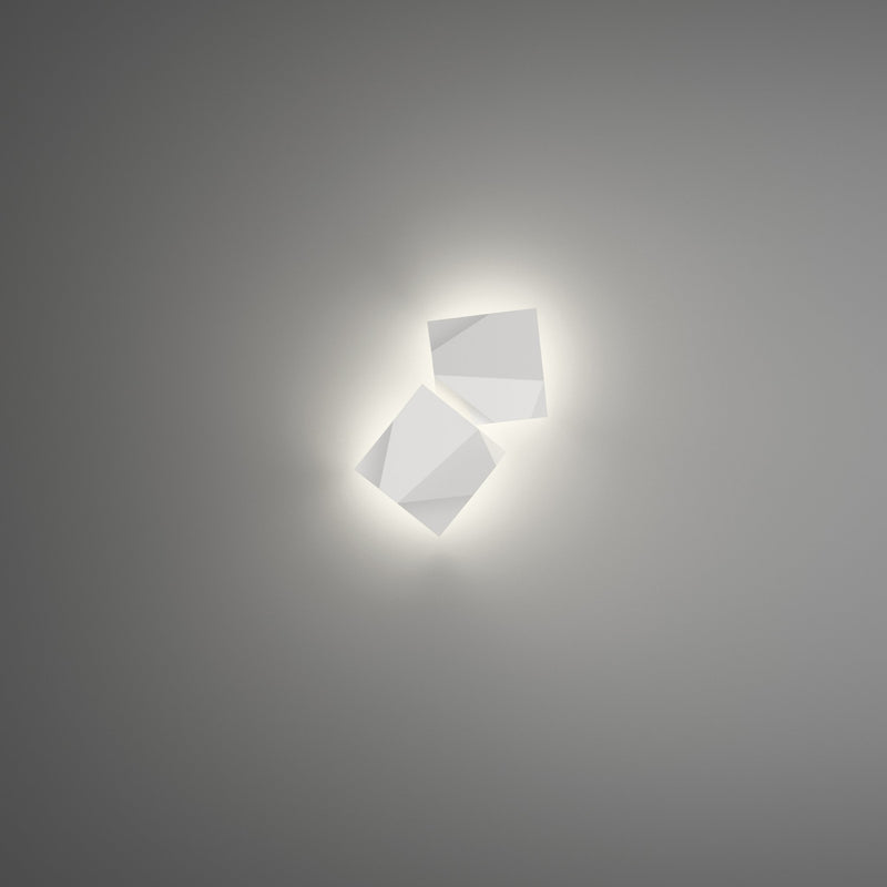 Square Folded Metal Outdoor Wall Light IP65 | Vibia Origami 4500