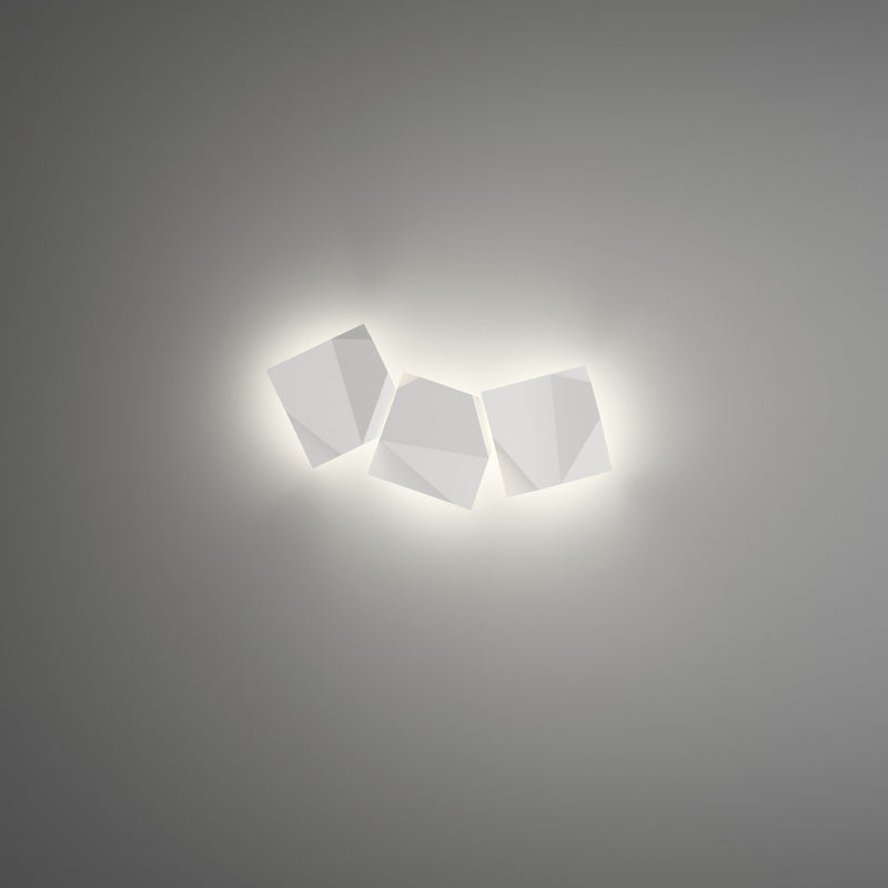 Square Folded Metal Outdoor Wall Light IP65 | Vibia Origami 4500