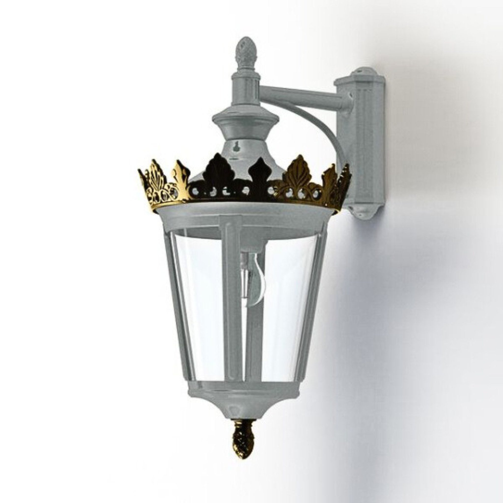 Traditional Garden Wall Lantern With Decorative Trim | Roger Pradier Louvre M6