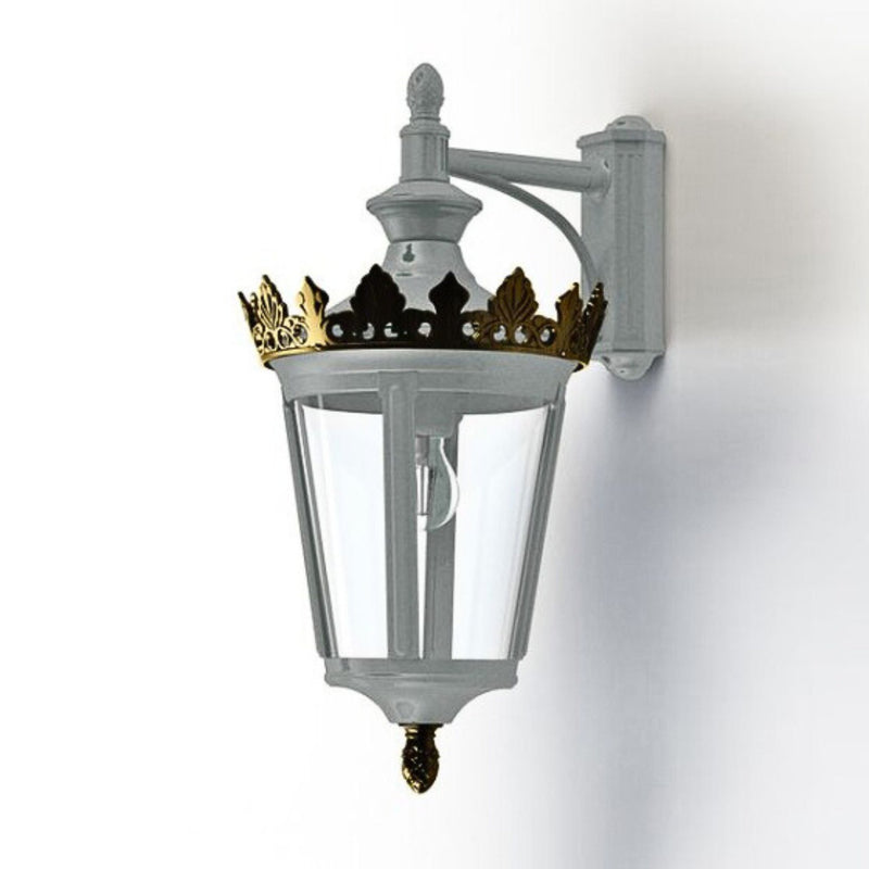 Traditional Garden Wall Lantern With Decorative Trim | Roger Pradier Louvre M6